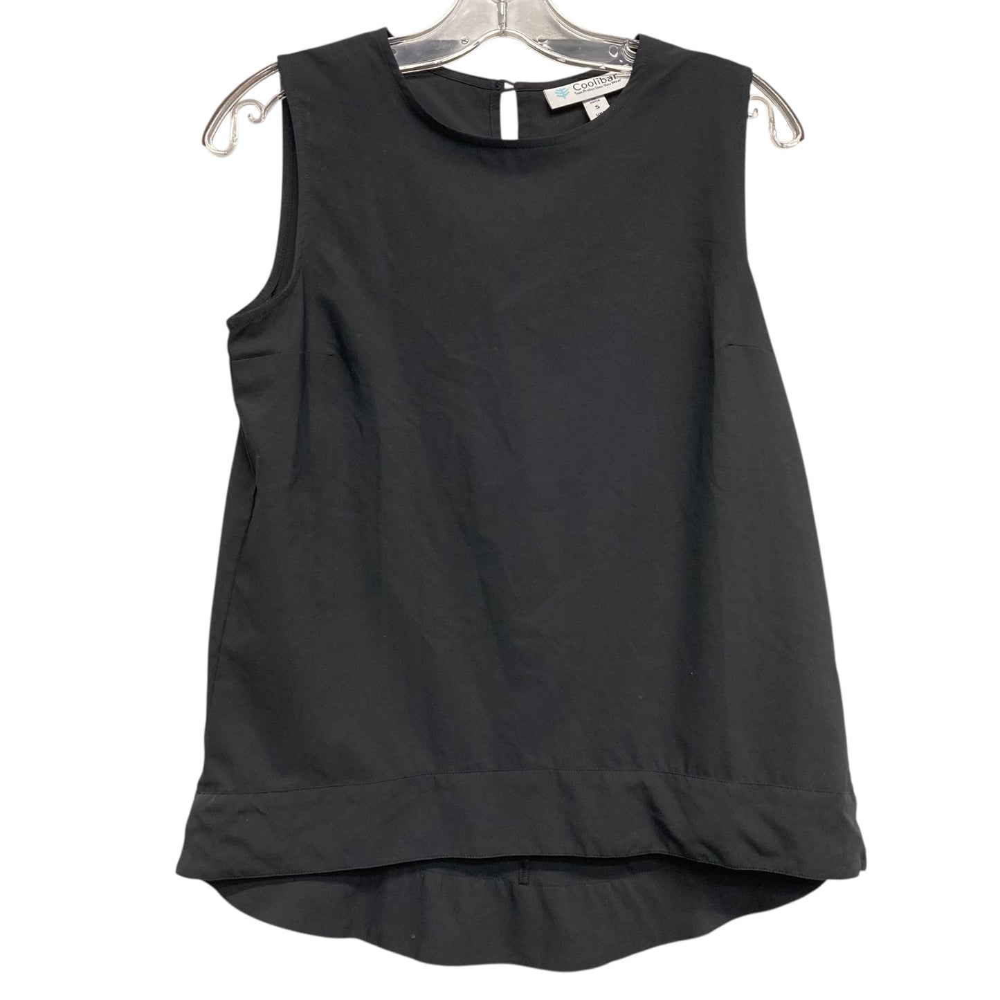 Top Sleeveless Basic By Coolibar In Black, Size:S