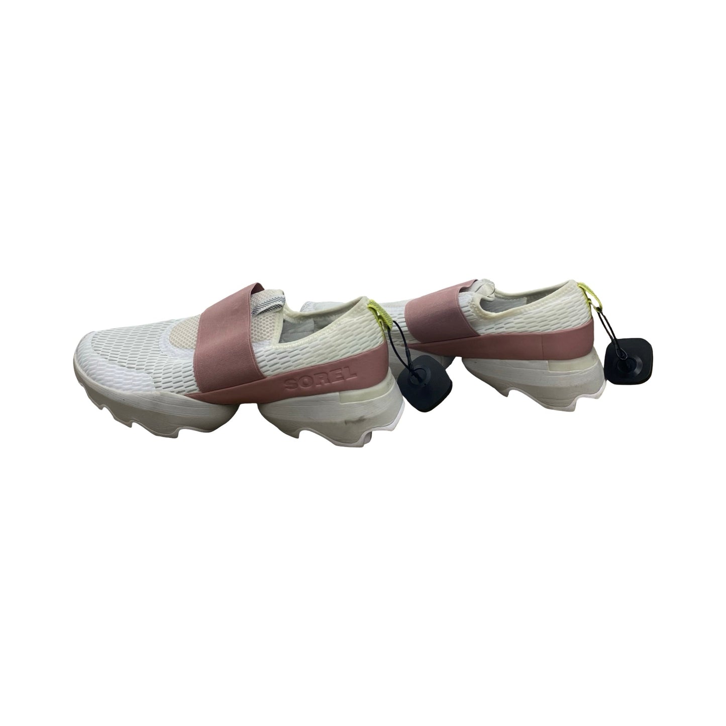 Shoes Designer By Sorel In Pink & White, Size:11