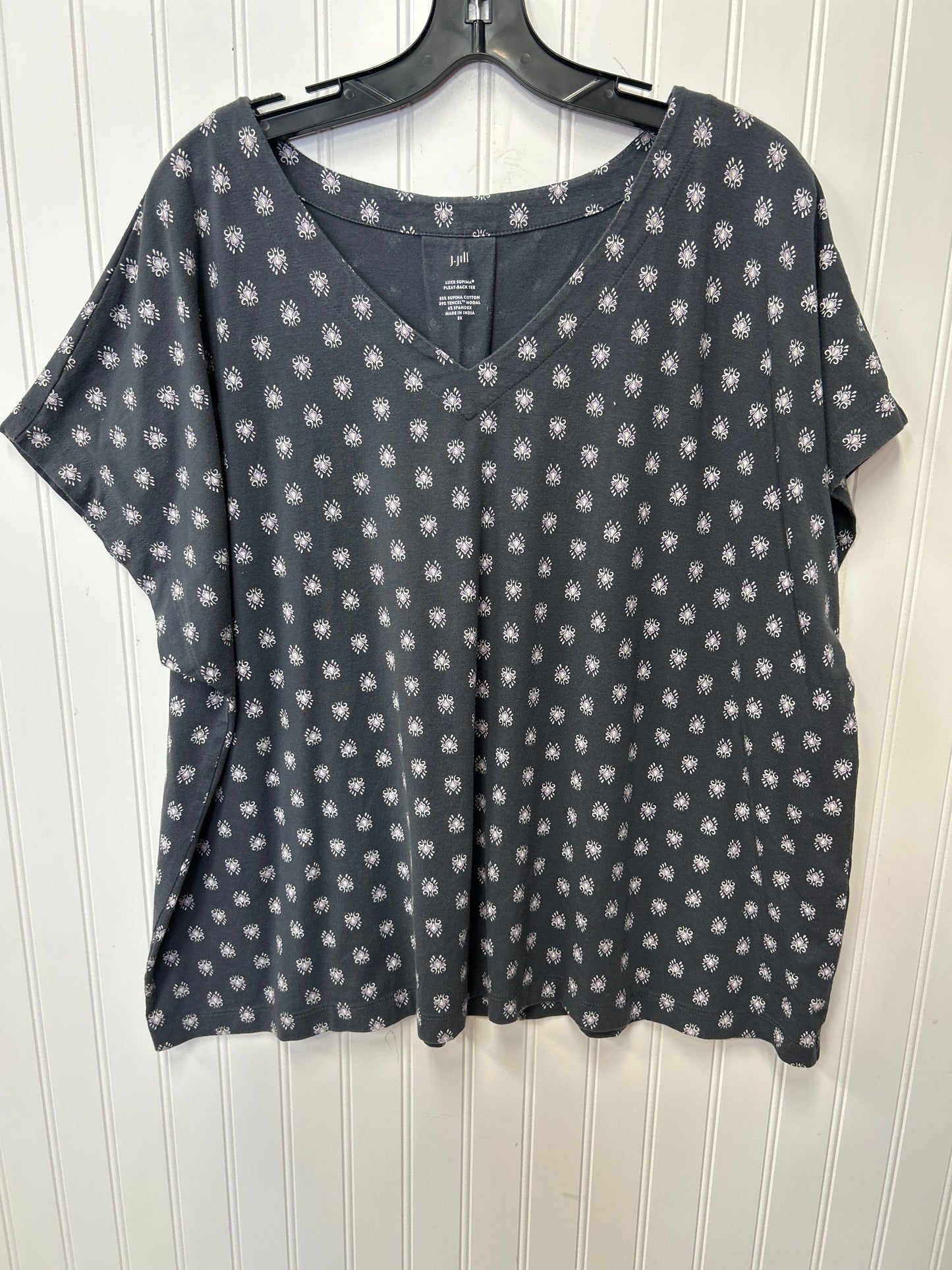 Top Ss By J. Jill In Grey, Size:2X