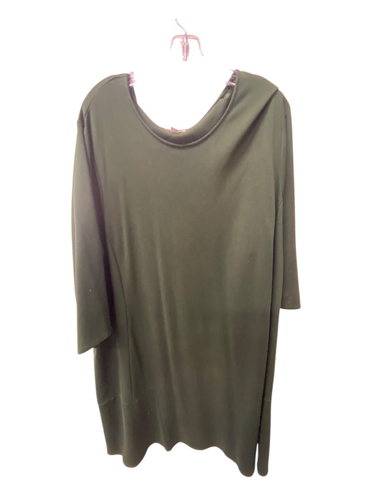 Dress Casual Midi By J. Jill In Green, Size:4X