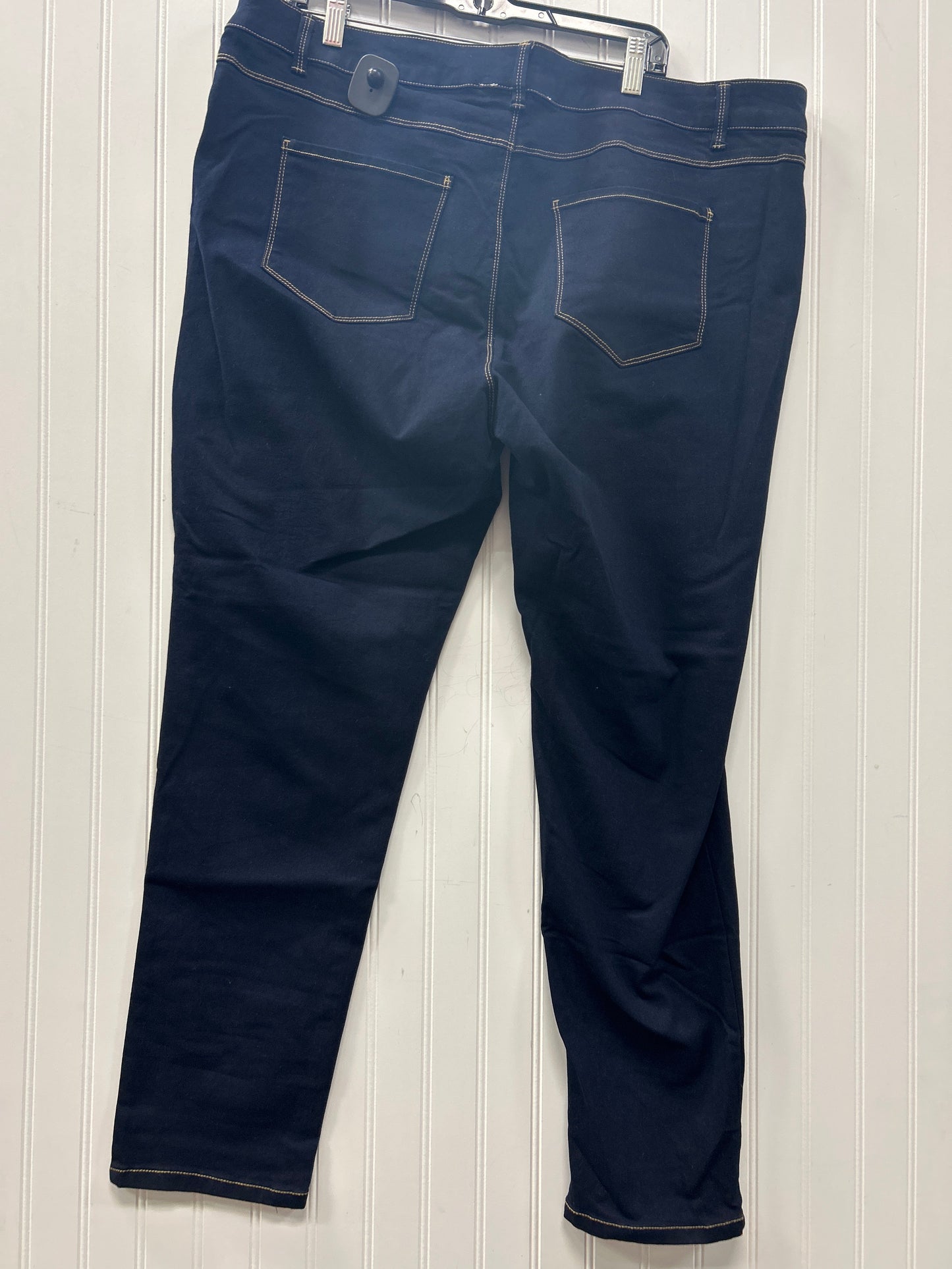 Jeans Jeggings By Philosophy In Blue Denim, Size:20 NWT