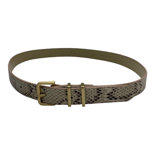 Belt By Clothes Mentor In Snakeskin Print