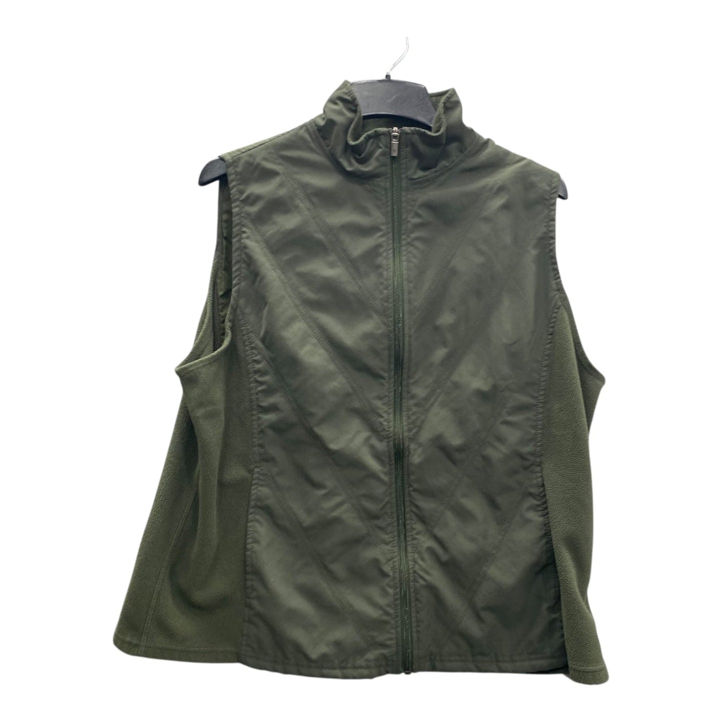 Vest Fleece By Columbia In Green, Size:1X