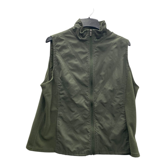 Vest Fleece By Columbia In Green, Size:1X