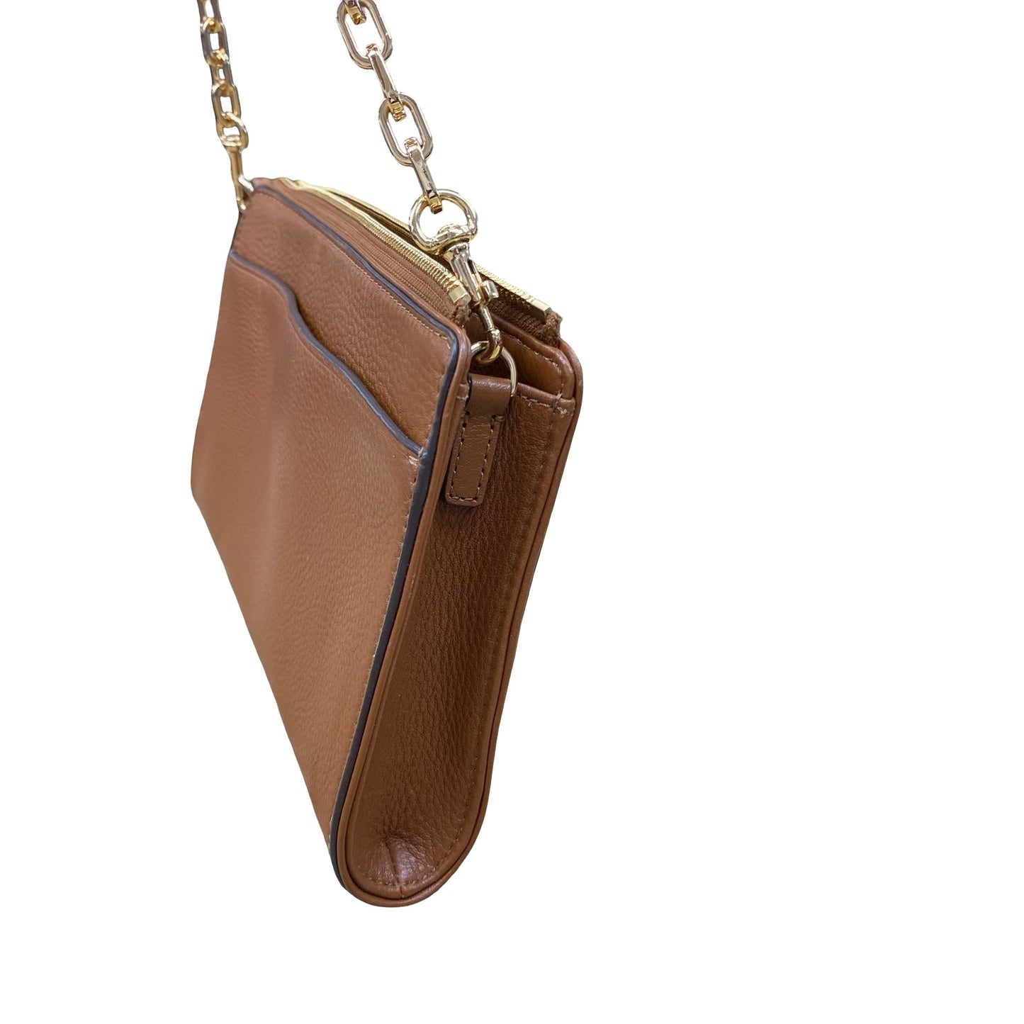 Handbag Designer By Tory Burch In Brown, Size:Medium
