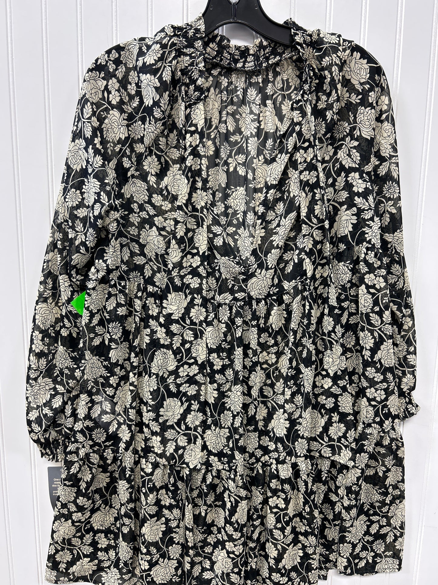 Dress Casual Midi By On 34Th In Black & Cream, Size:M
