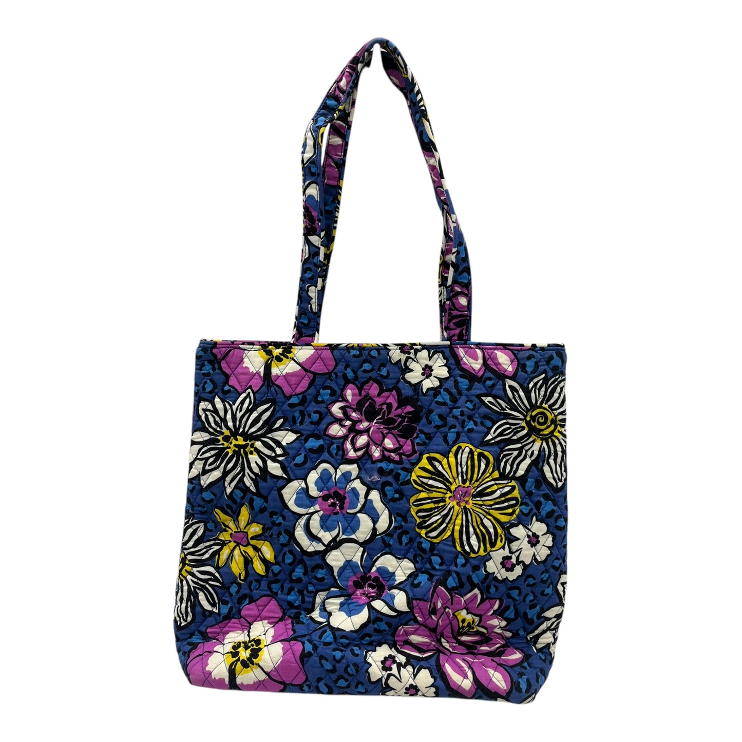 Tote By Vera Bradley In Blue & Pink, Size:Small