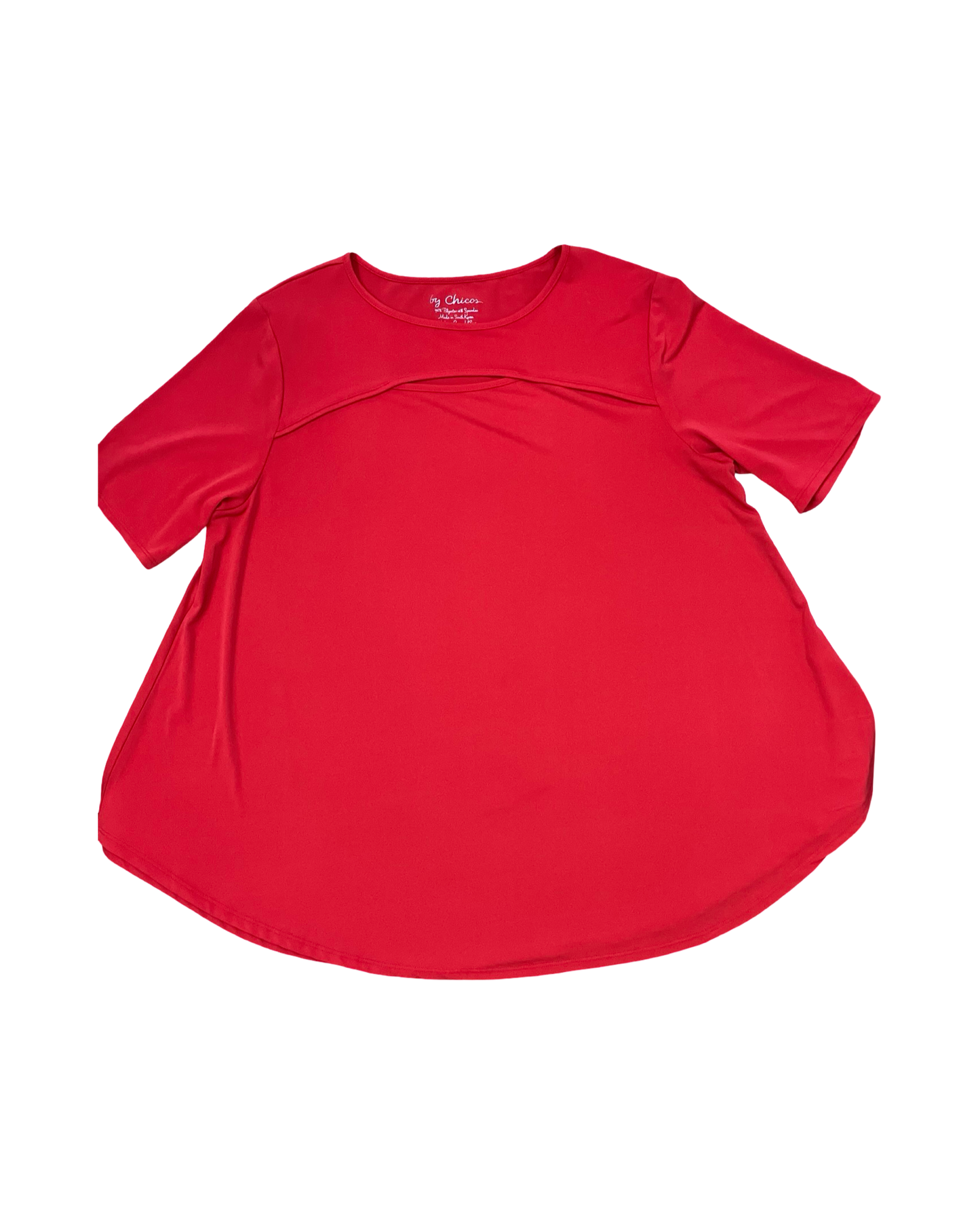Top Ss By Chicos In Red, Size:L
