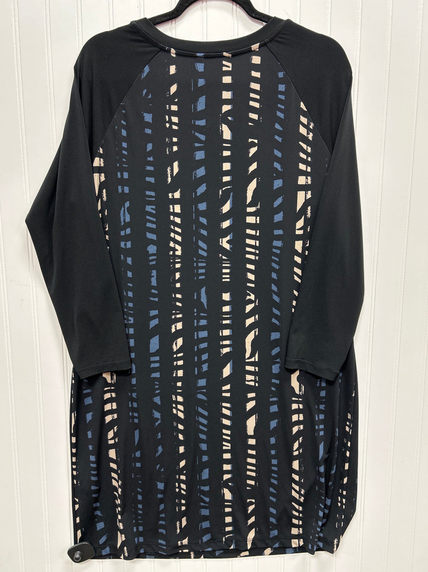 Dress Casual Midi By Banana Republic In Black, Size:Xl