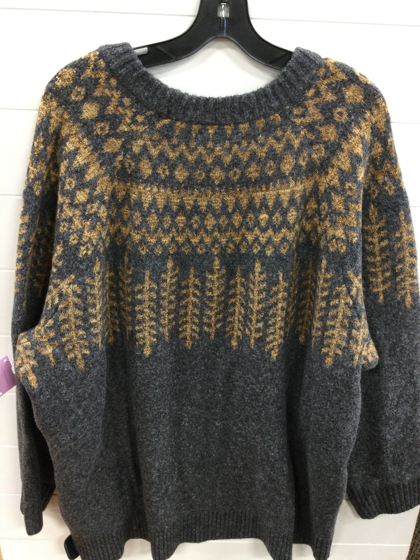 Sweater By Torrid In Grey, Size:4X