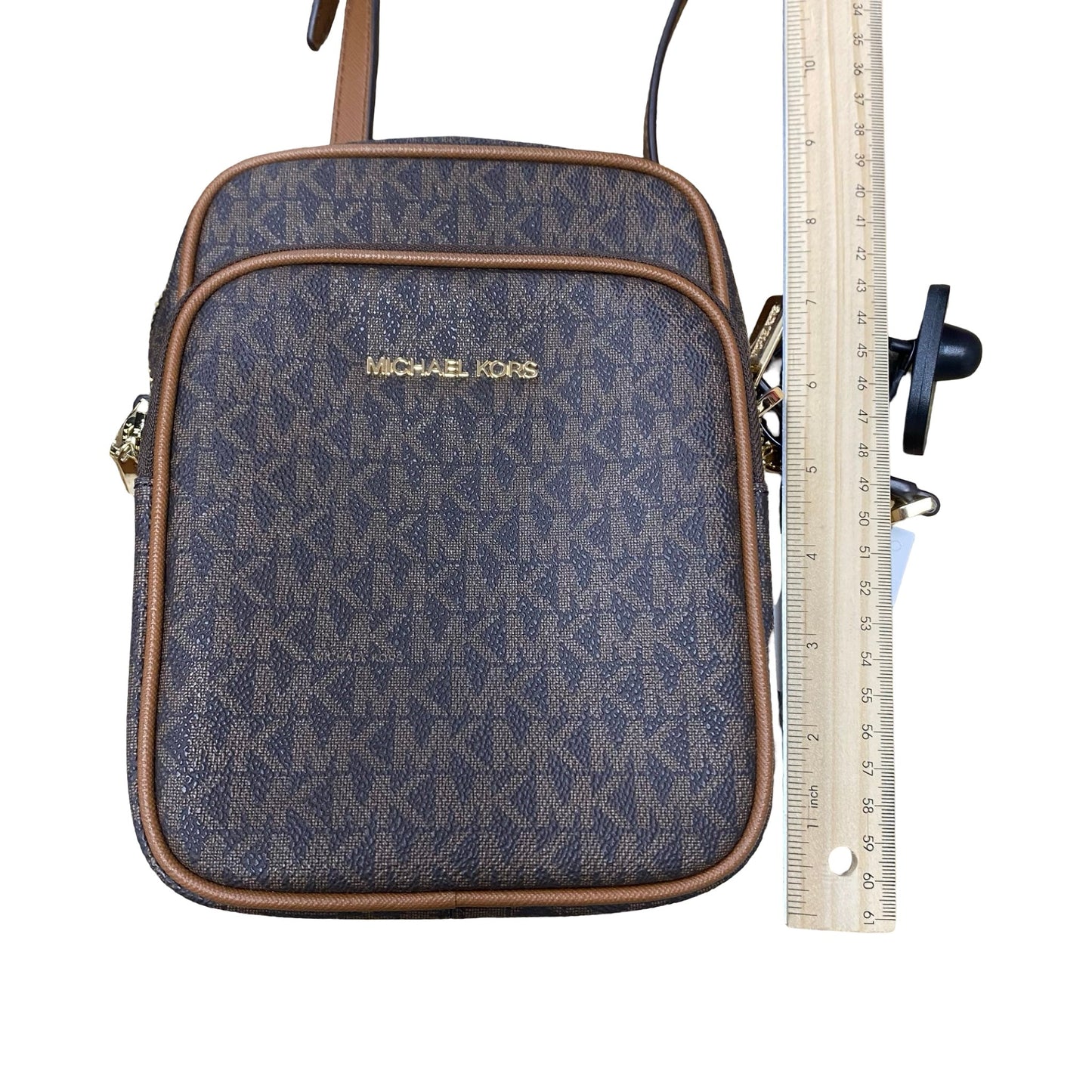 Handbag Designer By Michael Kors In Brown, Size:Medium