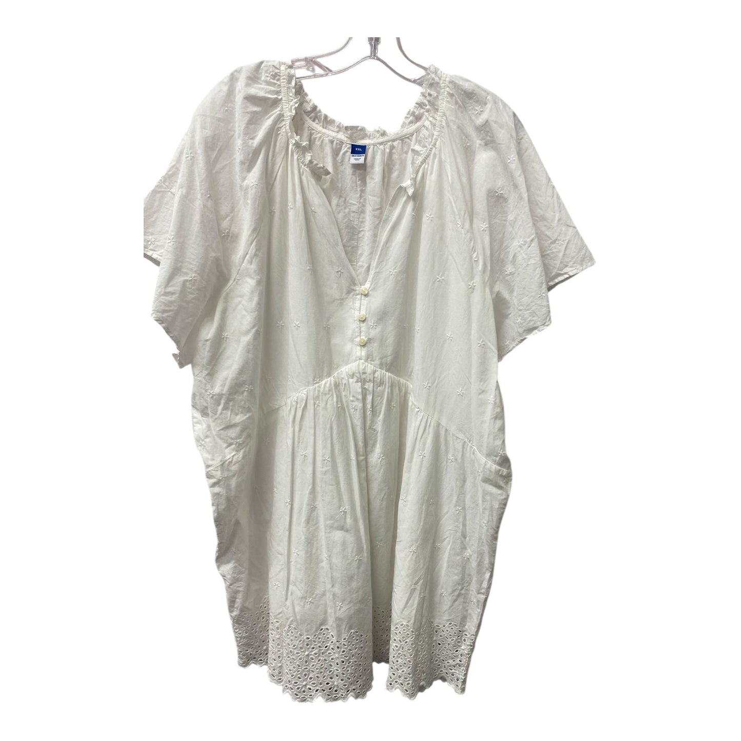 Dress Casual Short By Old Navy In White, Size:1X
