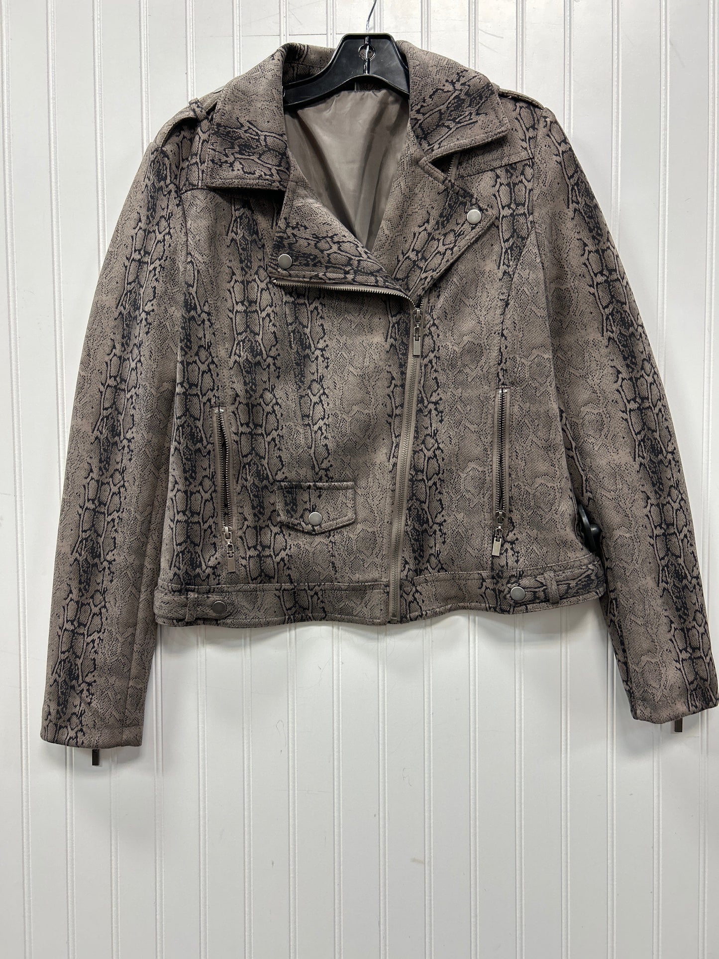Blazer By Cmc In Snakeskin Print, Size:M
