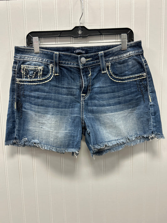 Shorts By Vigoss In Blue Denim, Size:12