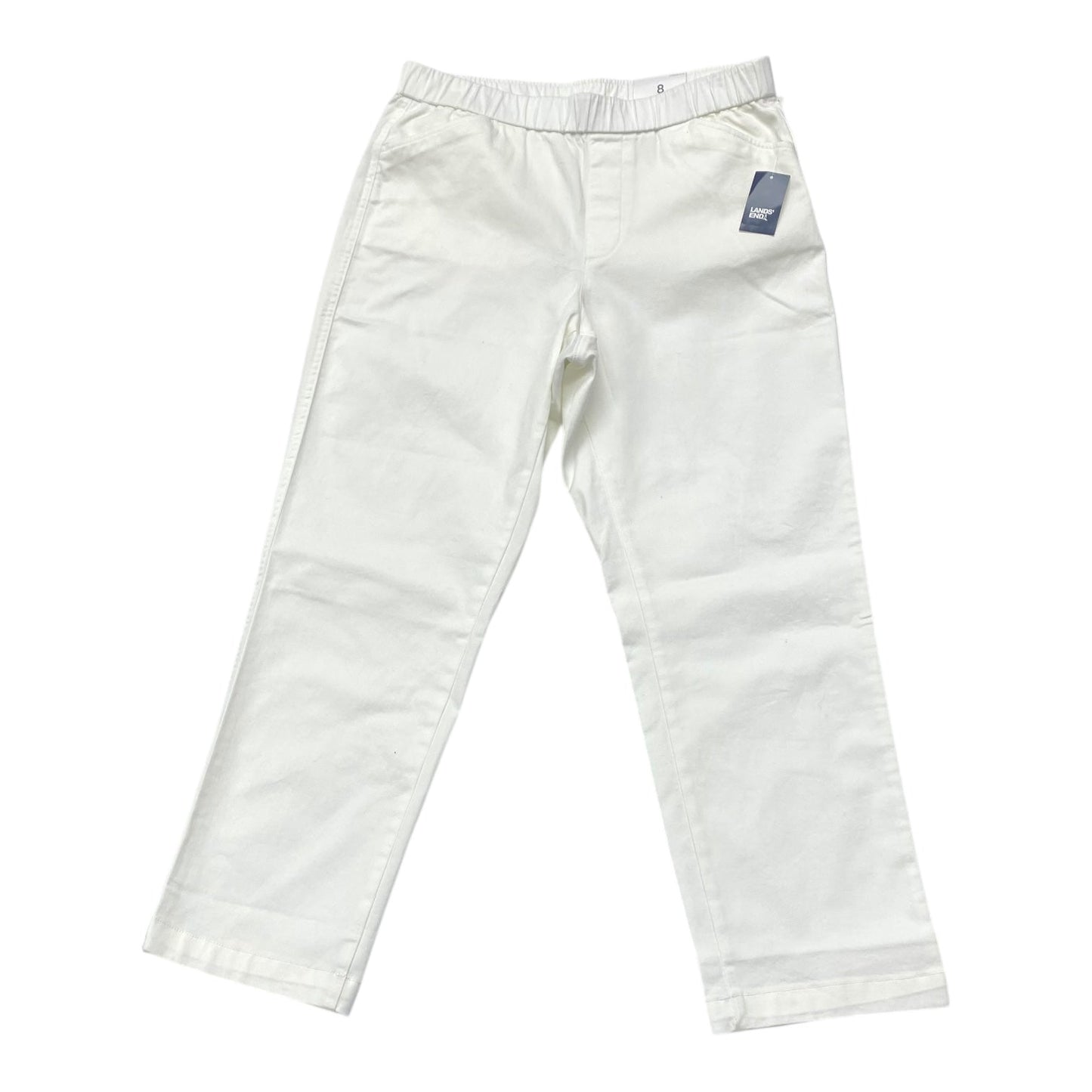 Pants Dress By Lands End In White, Size:8
