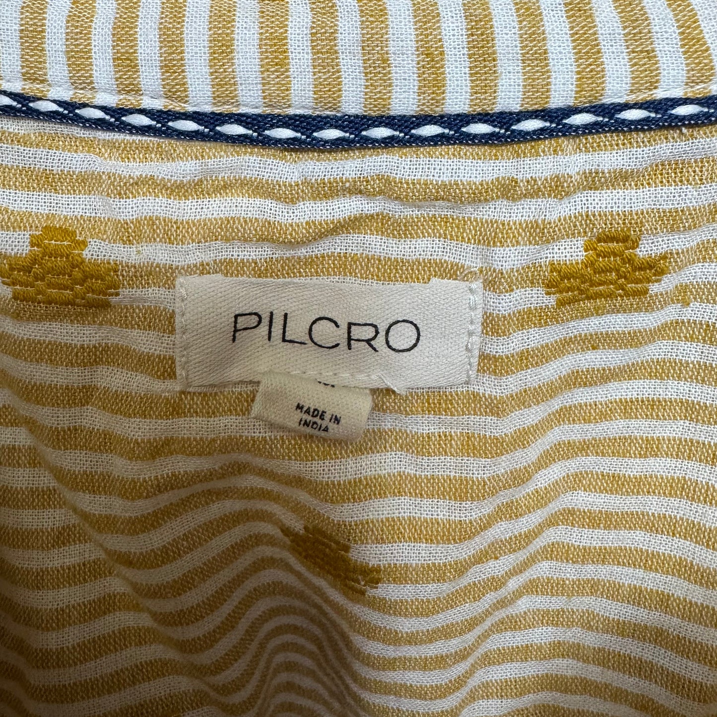 Top Long Sleeve By Pilcro In Striped Pattern, Size: M