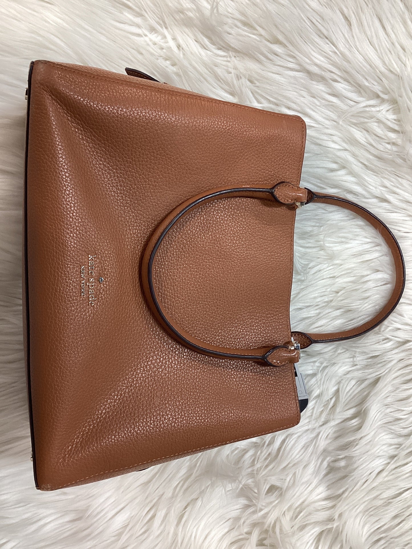 Handbag Designer By Kate Spade In Brown, Size:Medium