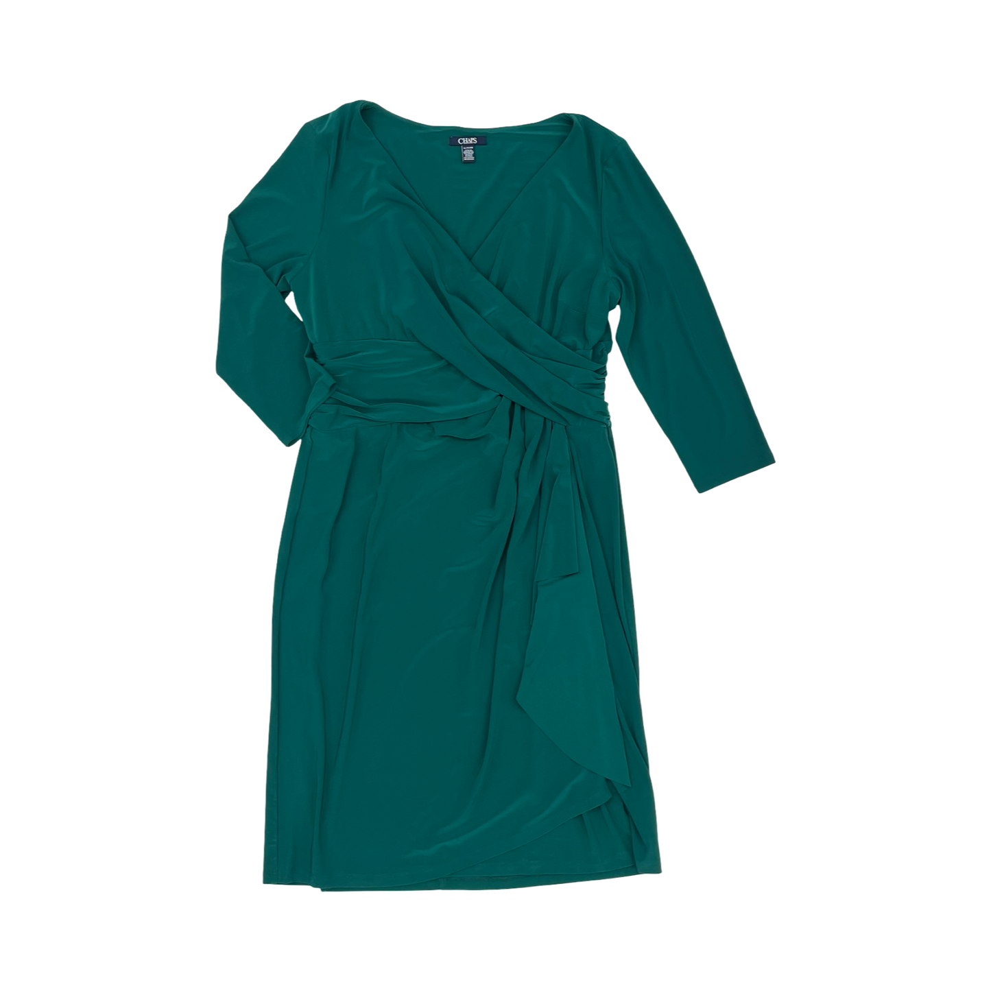 Dress Casual Short By Chaps In Green, Size:Xl
