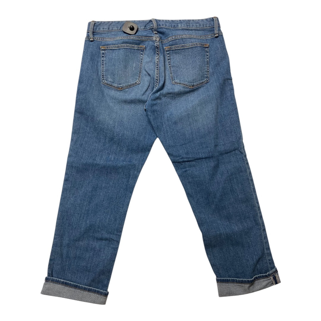 Jeans Straight By Gap In Blue Denim, Size:14