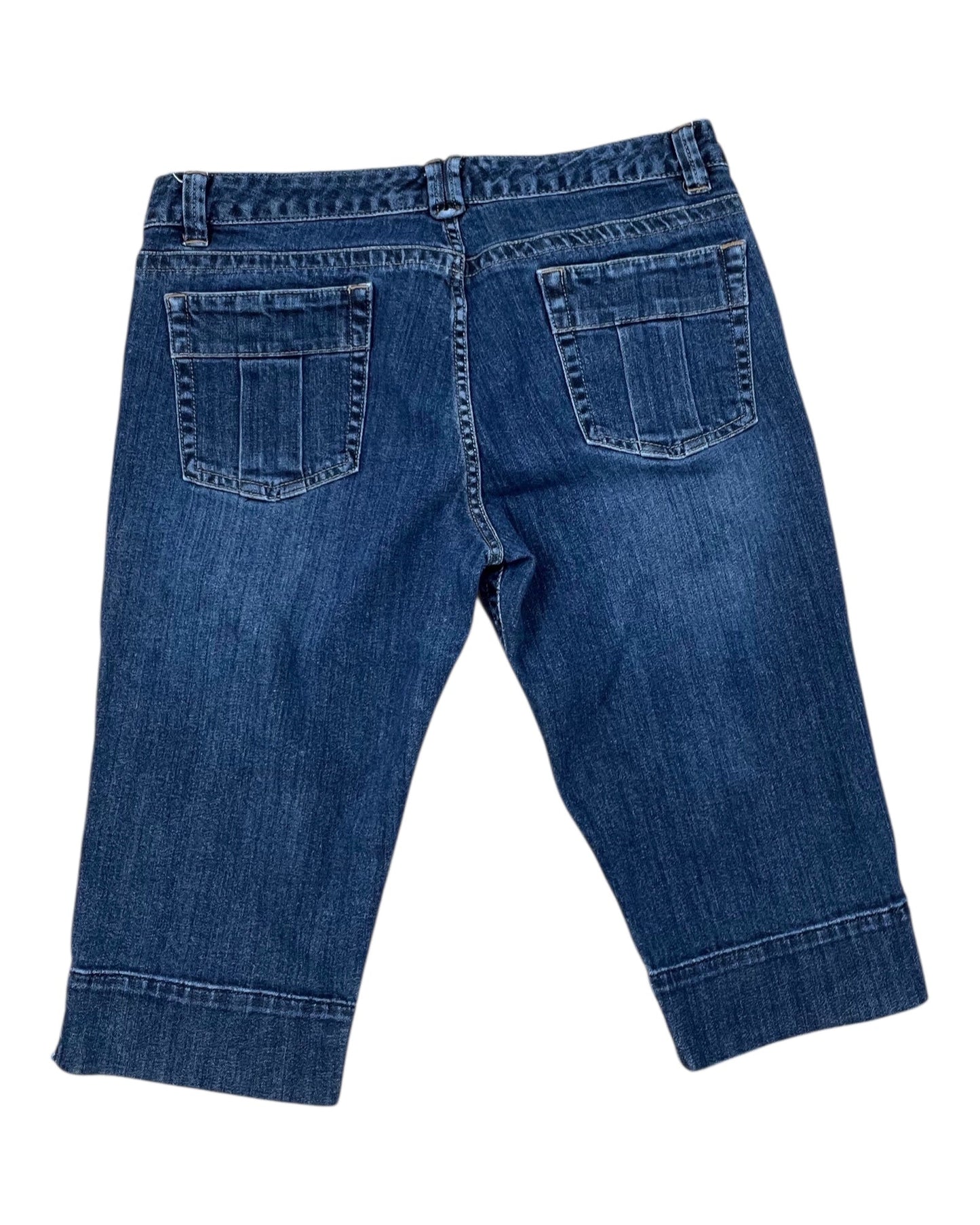 Shorts By Calvin Klein In Blue Denim, Size:14