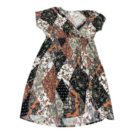 Dress Casual Midi By Cmf In Paisley Print, Size:2X