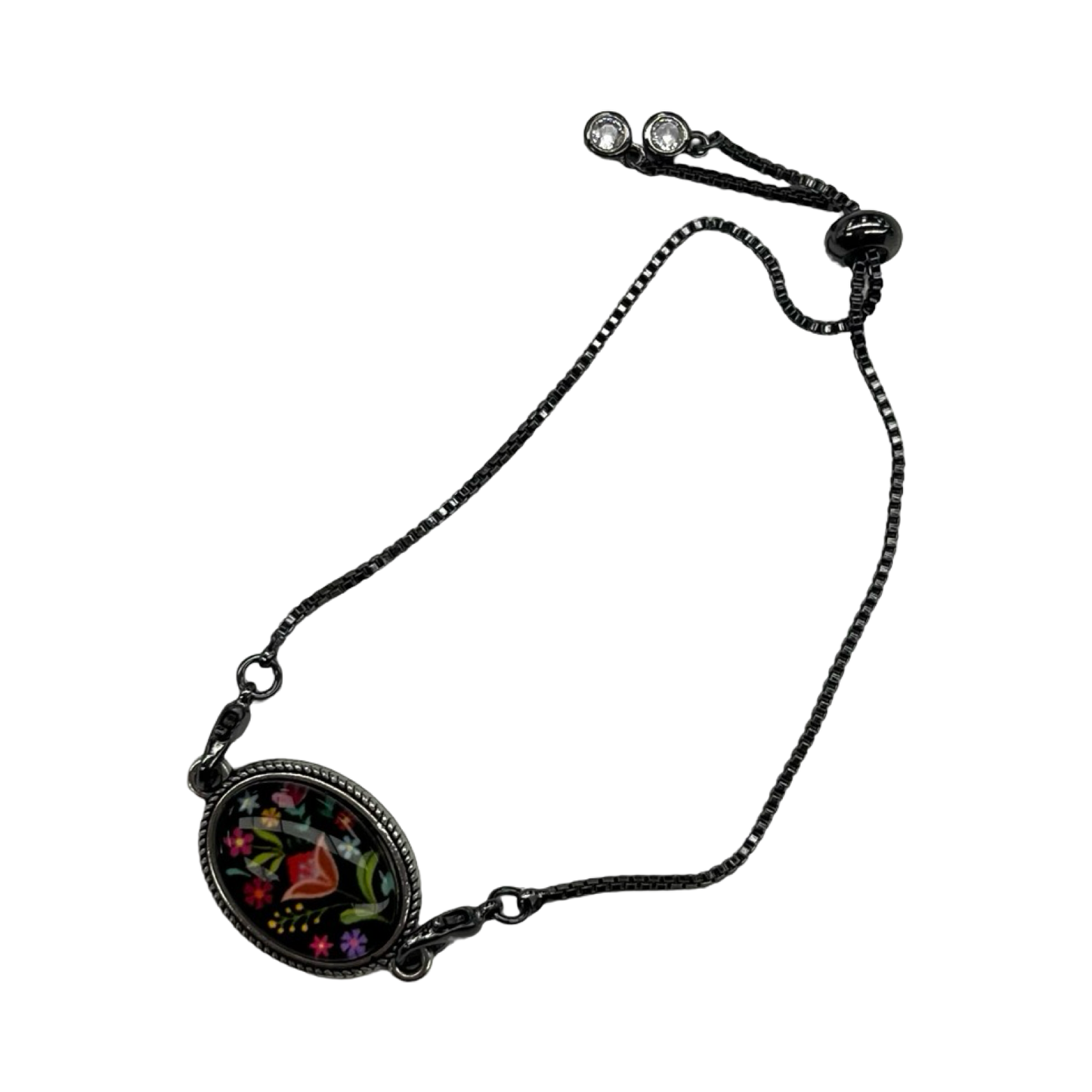 Bracelet Other By Clothes Mentor In Black & Red