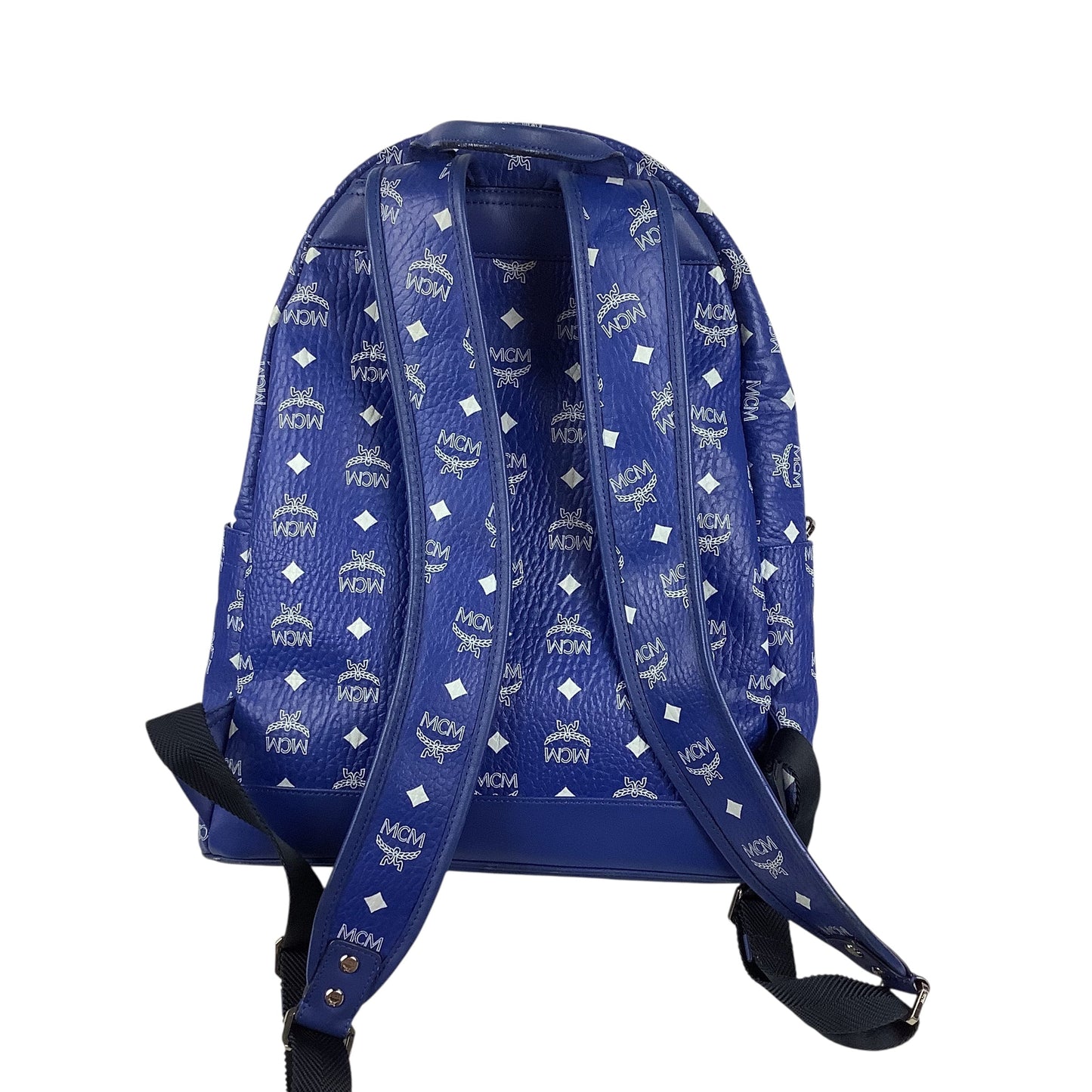 Backpack Luxury Designer By Mcm, Size: Large (As is)