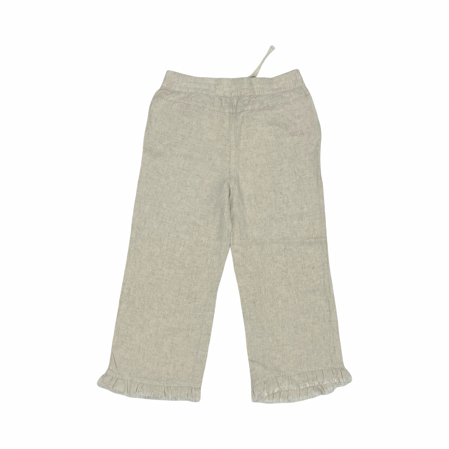 Pants Cropped By Multiples In Cream, Size:Xs