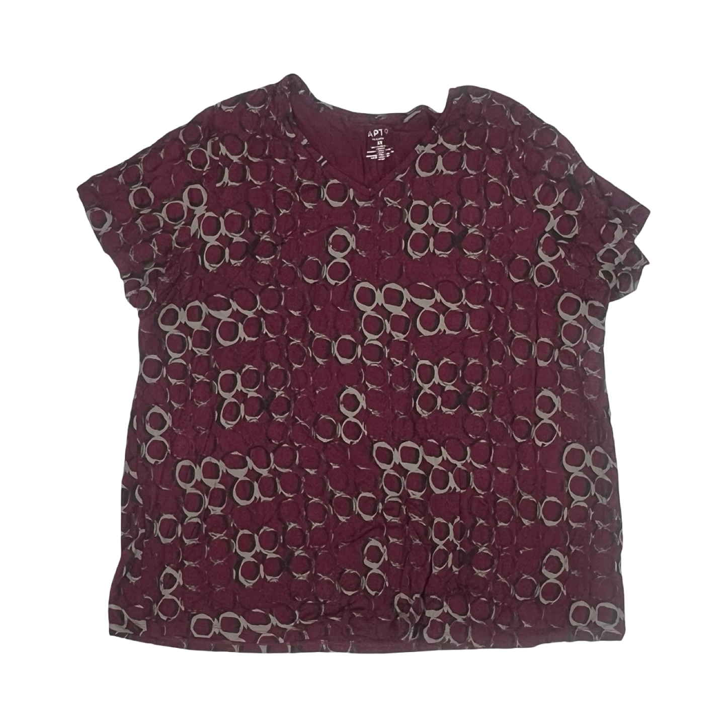 Top Ss By Apt 9 In Red, Size:3X