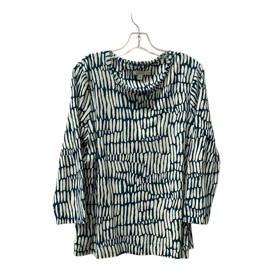 Top Ls By Chicos In Teal, Size:L