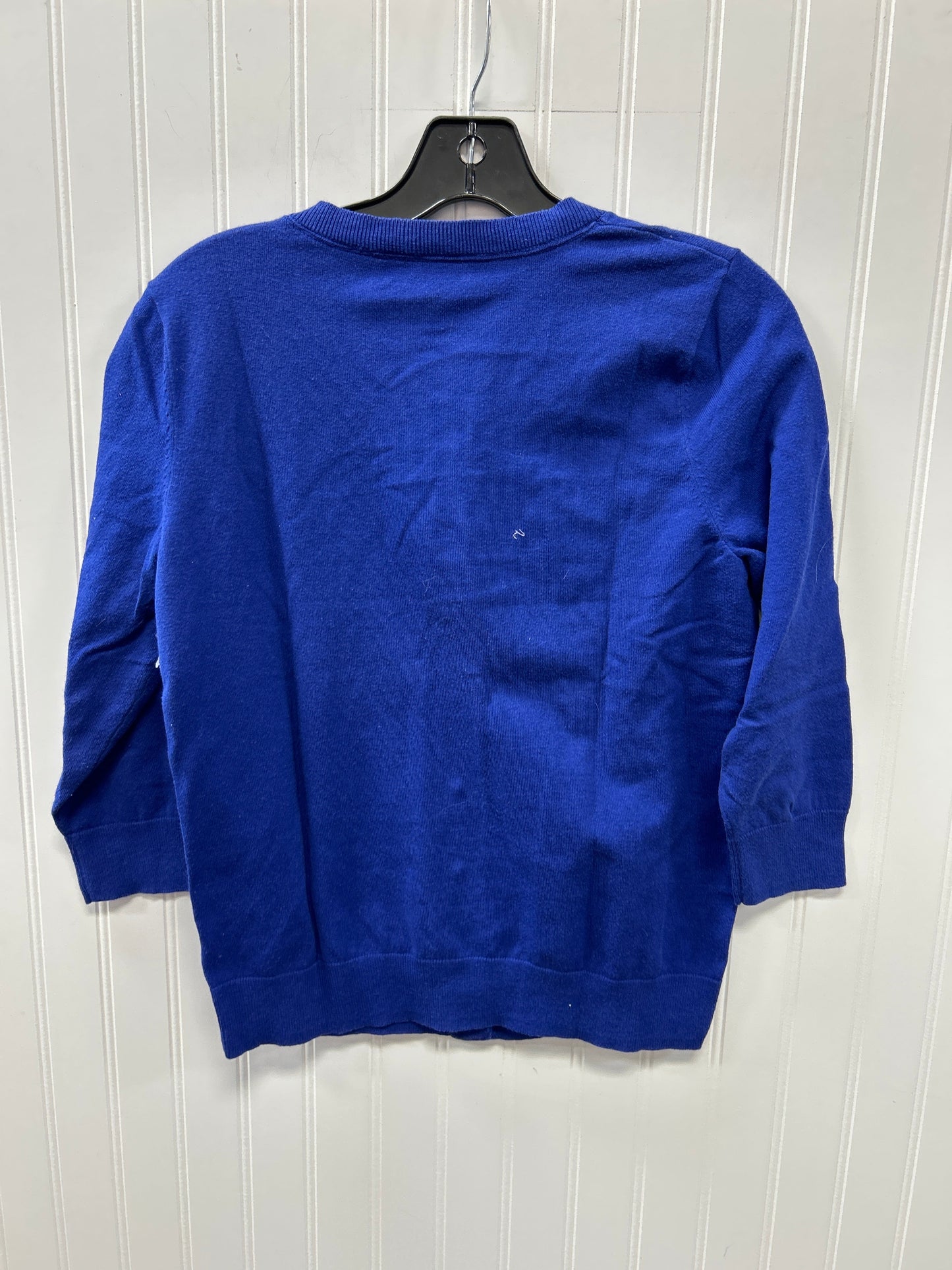 Cardigan By Talbots In Blue, Size:Mp