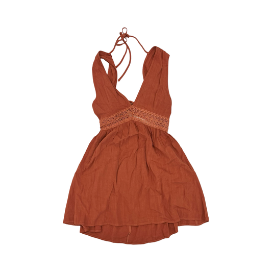 Dress Casual Short By Shein In Orange, Size:L