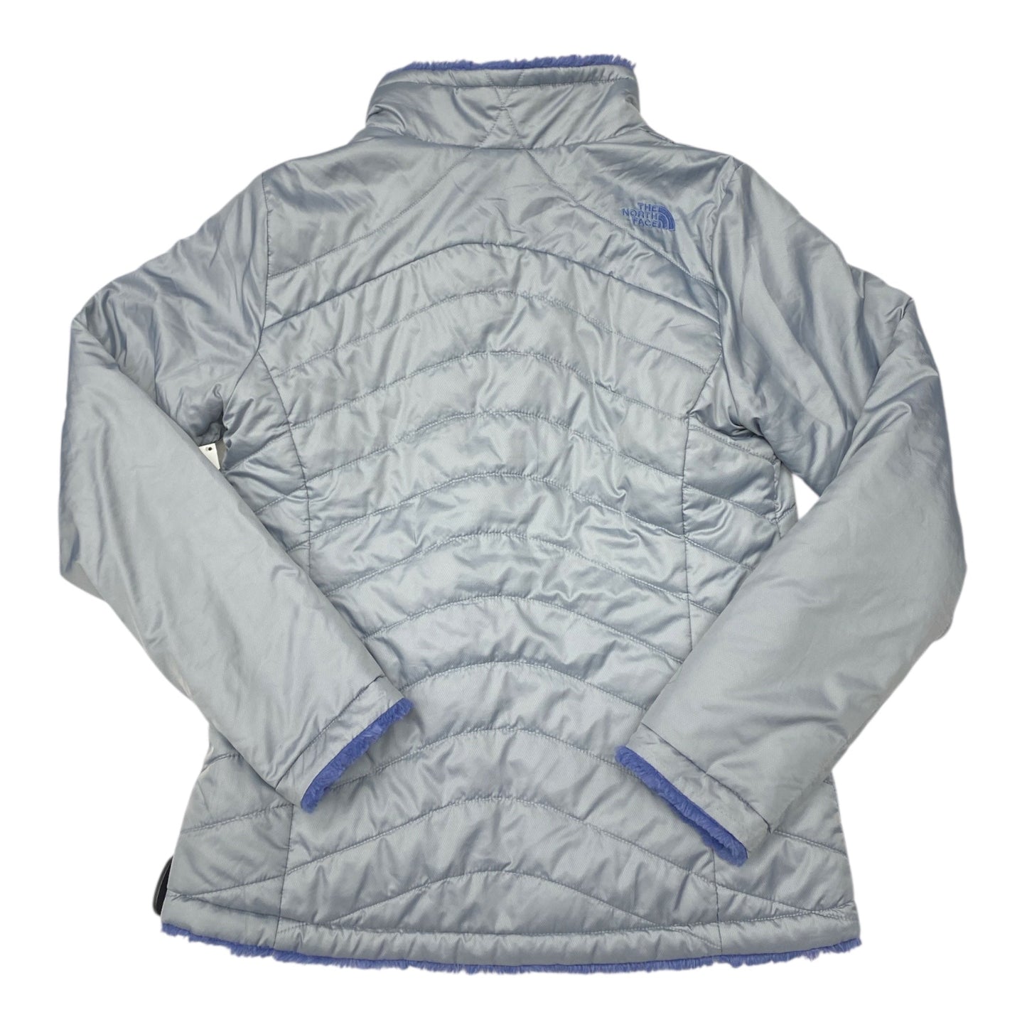 Jacket Faux Fur & Sherpa By The North Face In Grey & Purple, Size:M