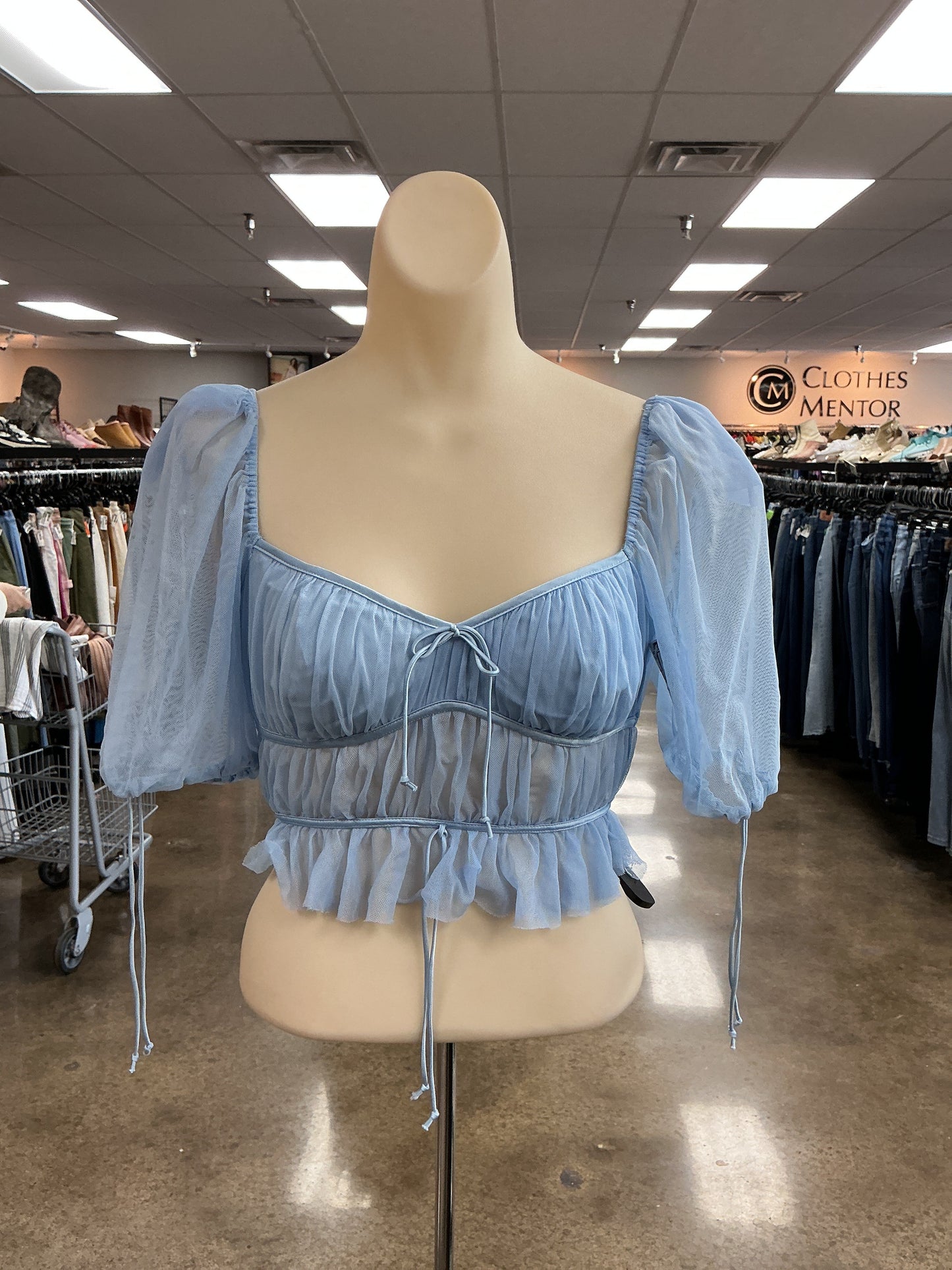 Top Ss By For Love & Lemons In Blue, Size:S