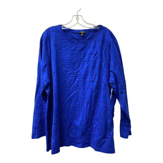 Top Ls By Talbots In Blue, Size:2X