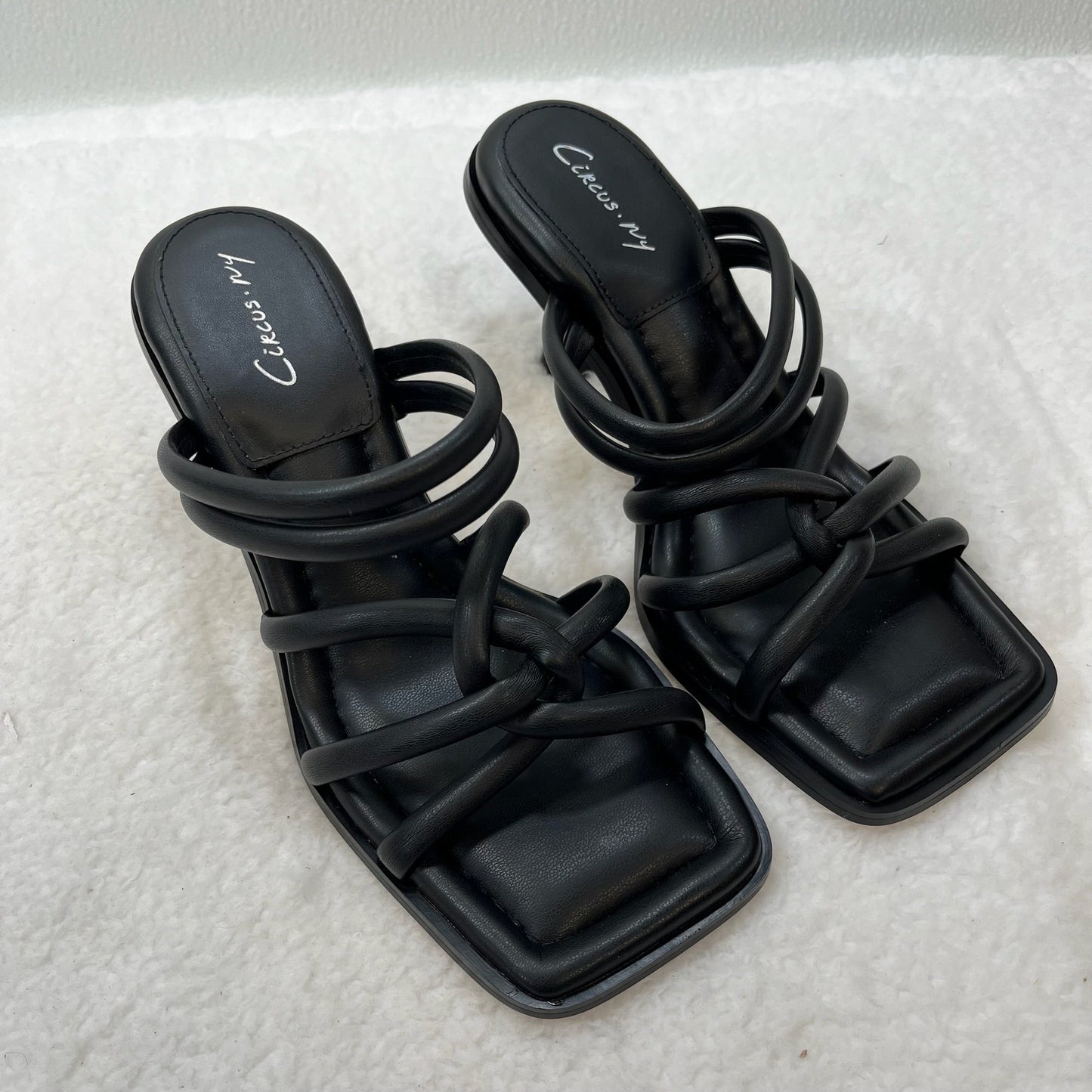 Black Sandals Heels Stiletto CIRCUS BY SAM EDELMAN  Size 7.5