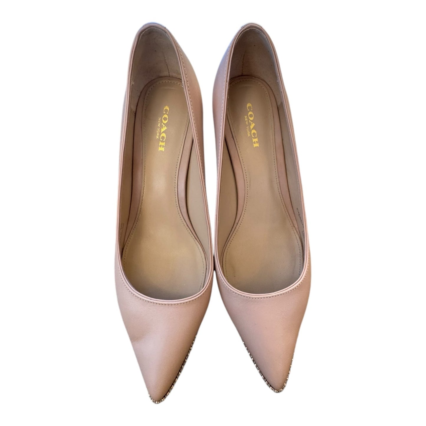 Shoes Designer By Coach In Pink, Size:7.5