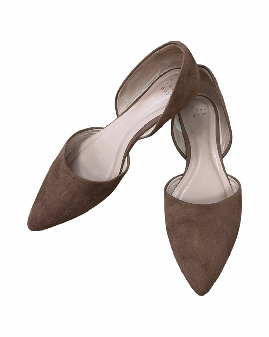 Shoes Flats By A New Day In Brown, Size:9.5