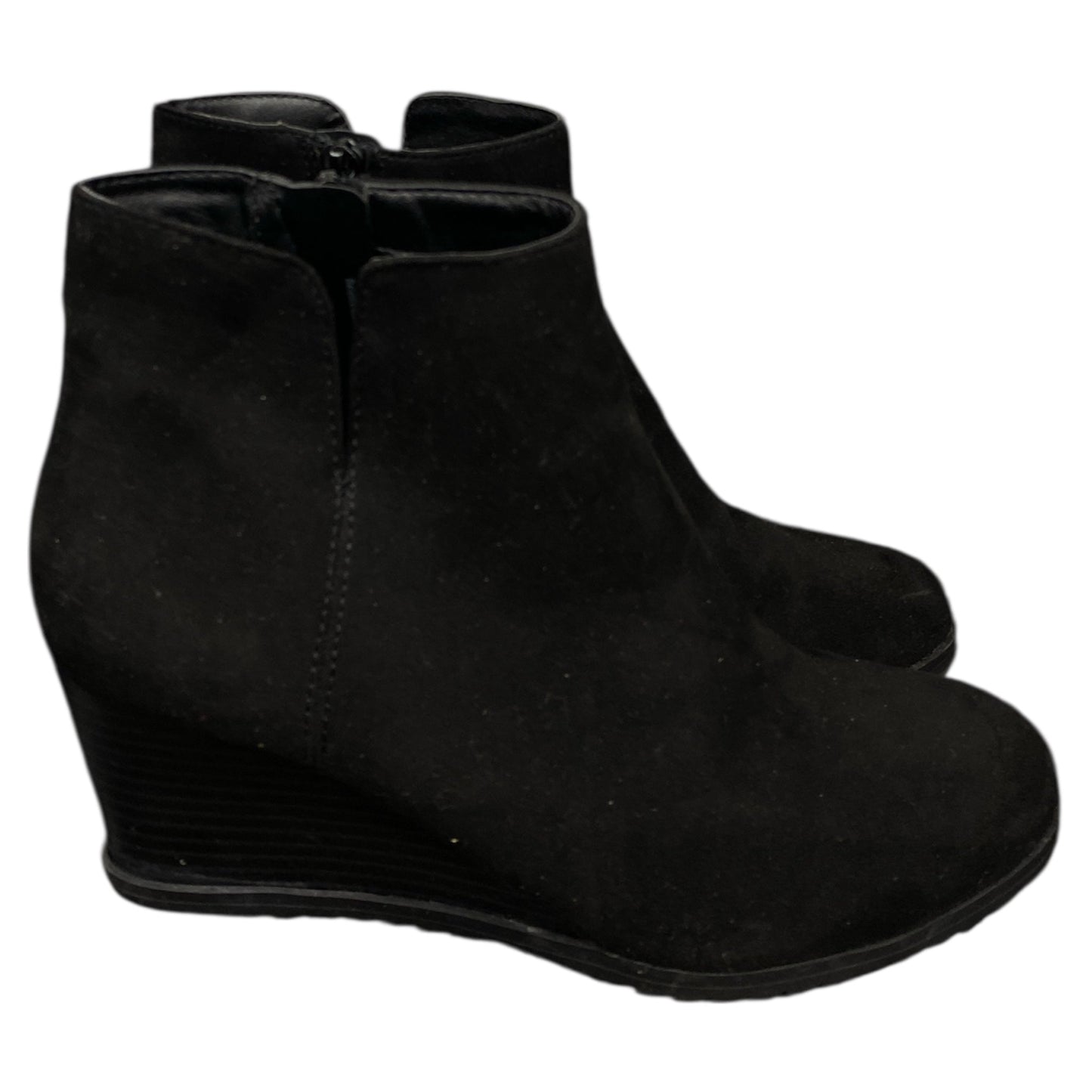 Boots Ankle Heels By Style And Company In Black, Size:8