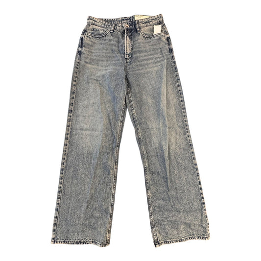 Jeans Wide Leg By Rag And Bone In Blue Denim, Size:2