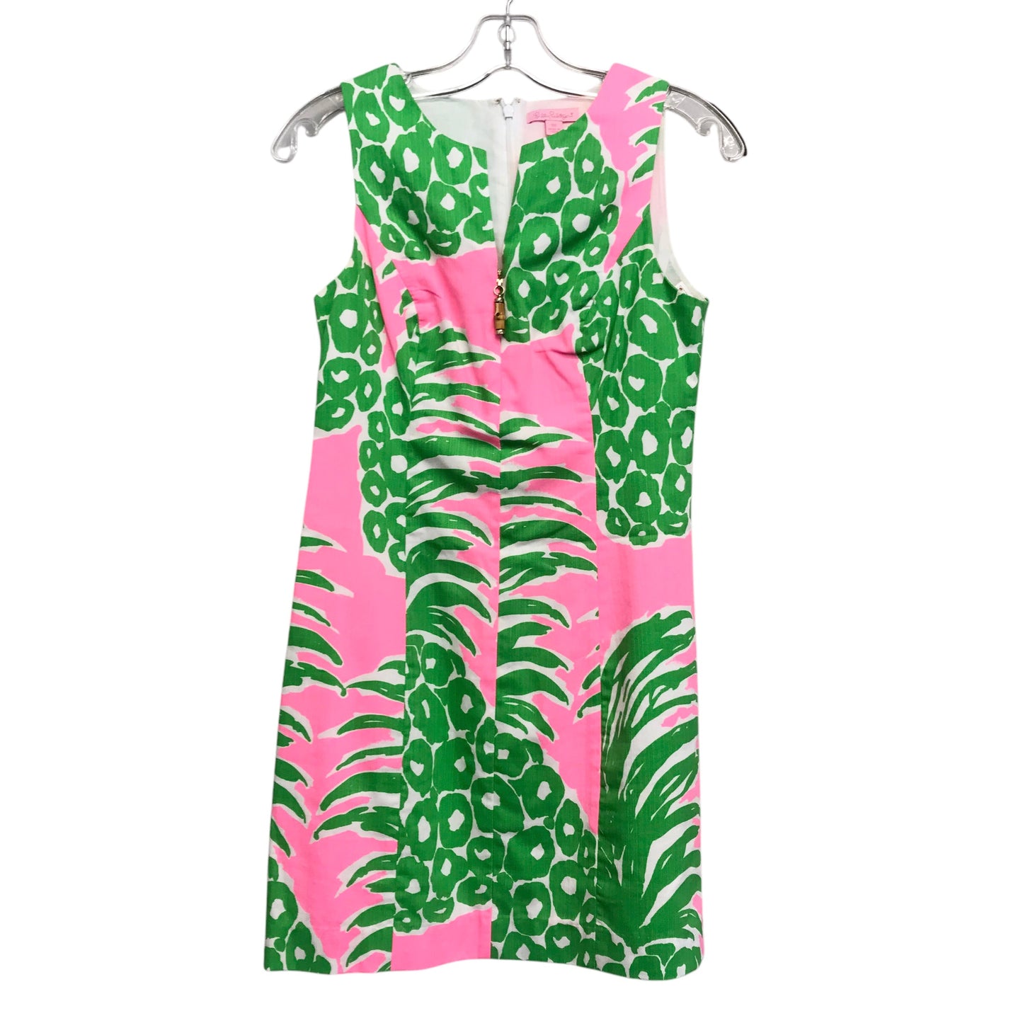 Dress Designer By Lilly Pulitzer In Green & Pink, Size:0P