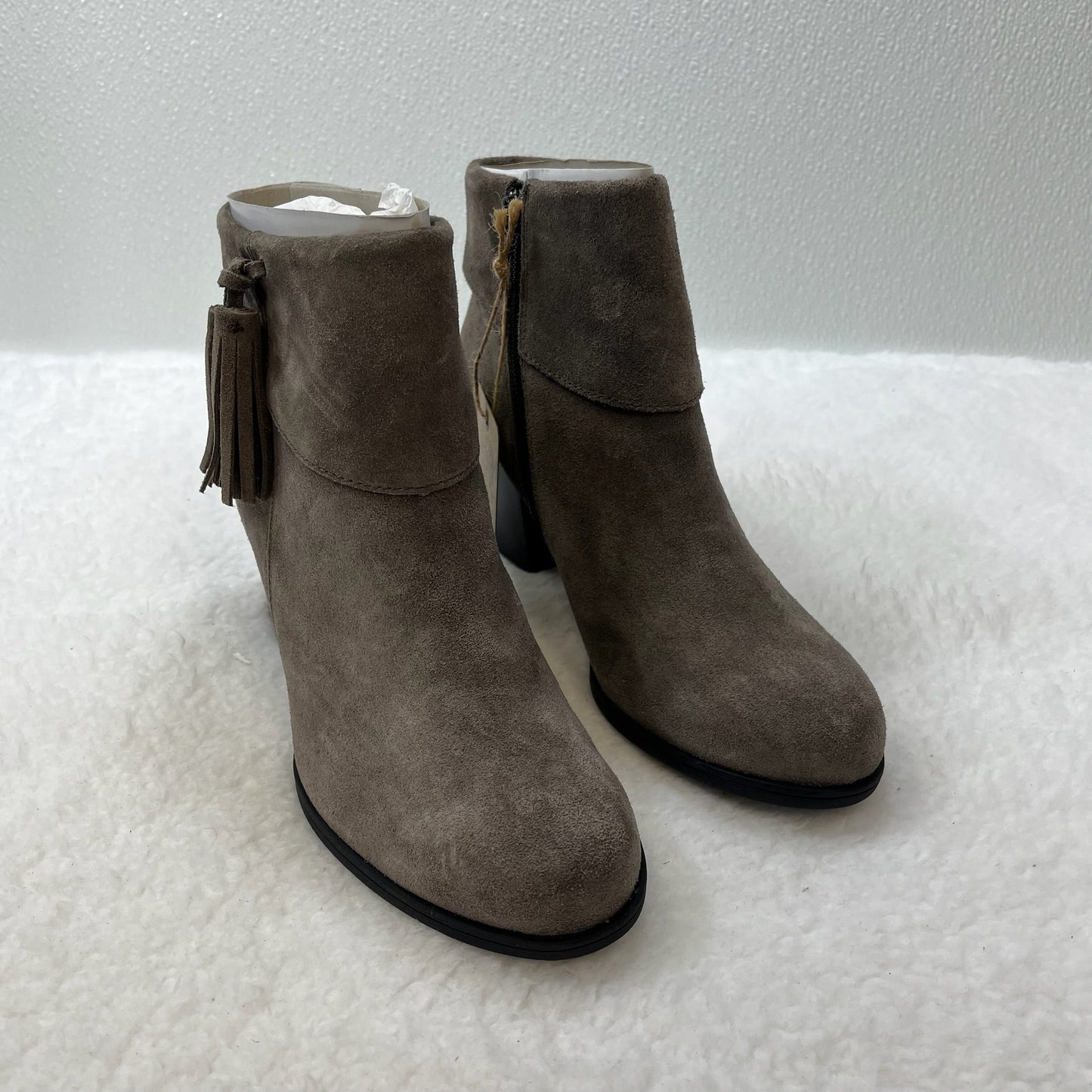 Grey Boots Ankle Flats Born, Size 8
