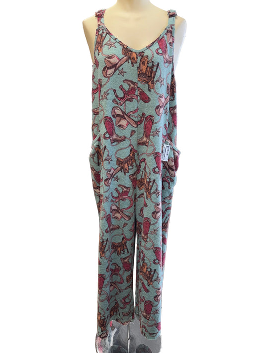 Overalls By Easel In Green, Size:S