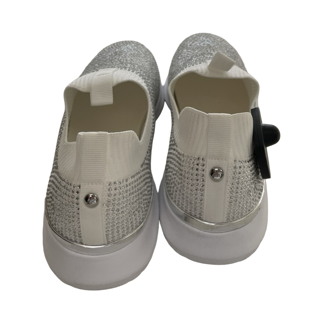 Shoes Athletic By Anne Klein In Silver & White, Size:9.5