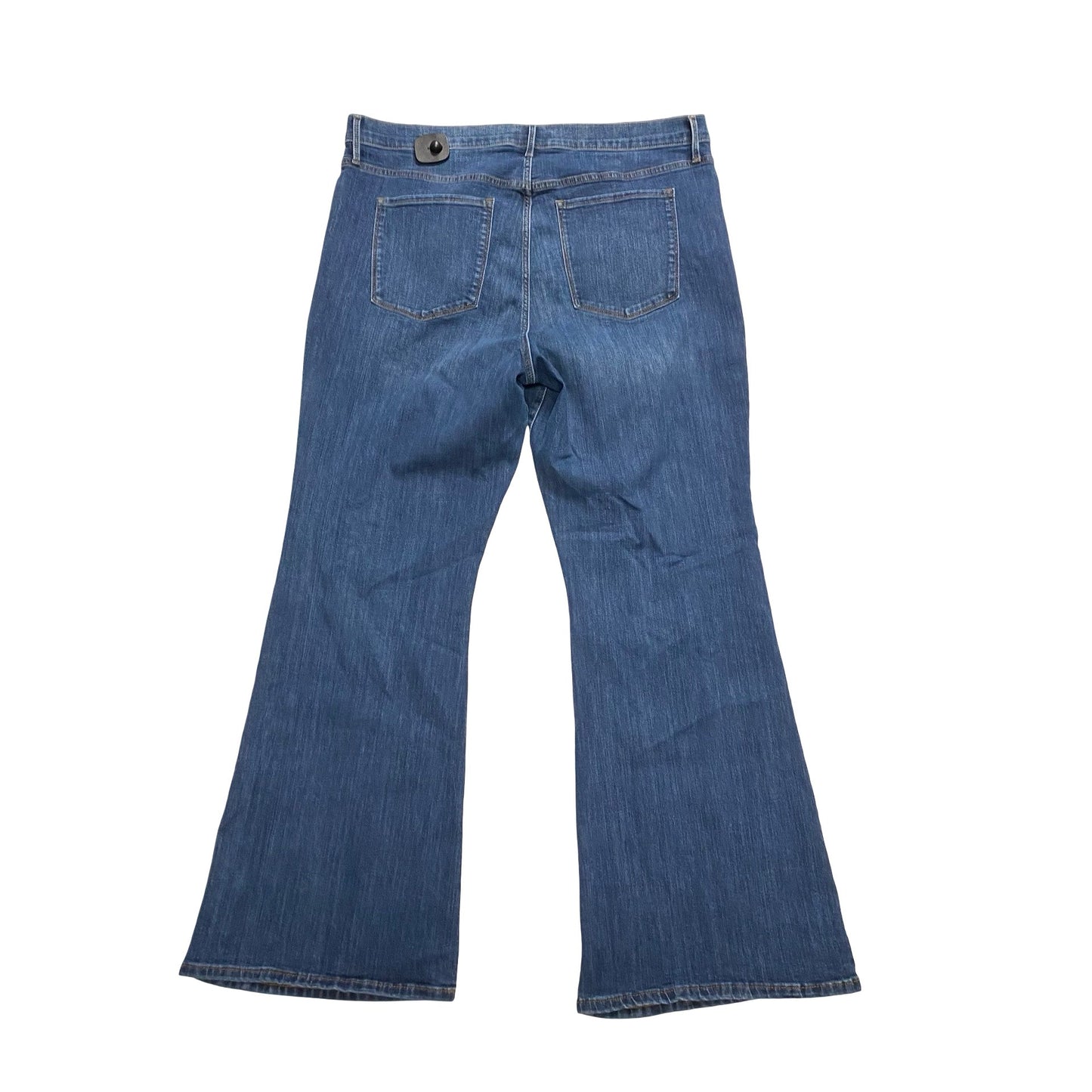 Jeans Flared By Banana Republic In Blue Denim, Size:18