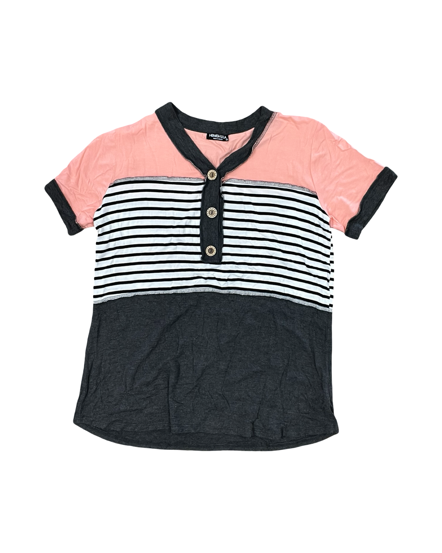 Top Ss By Heimish Usa In Grey & White, Size:S
