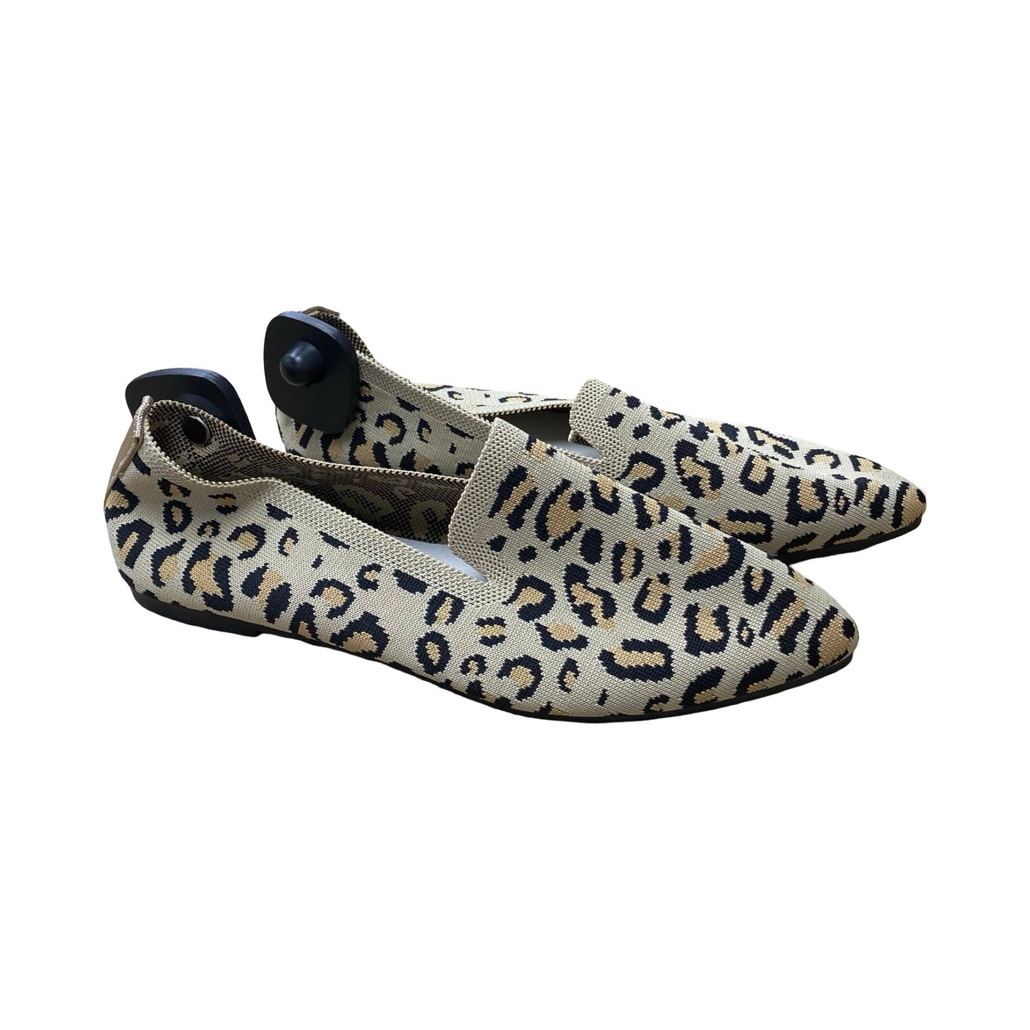 Shoes Flats By Clothes Mentor In Animal Print, Size:10