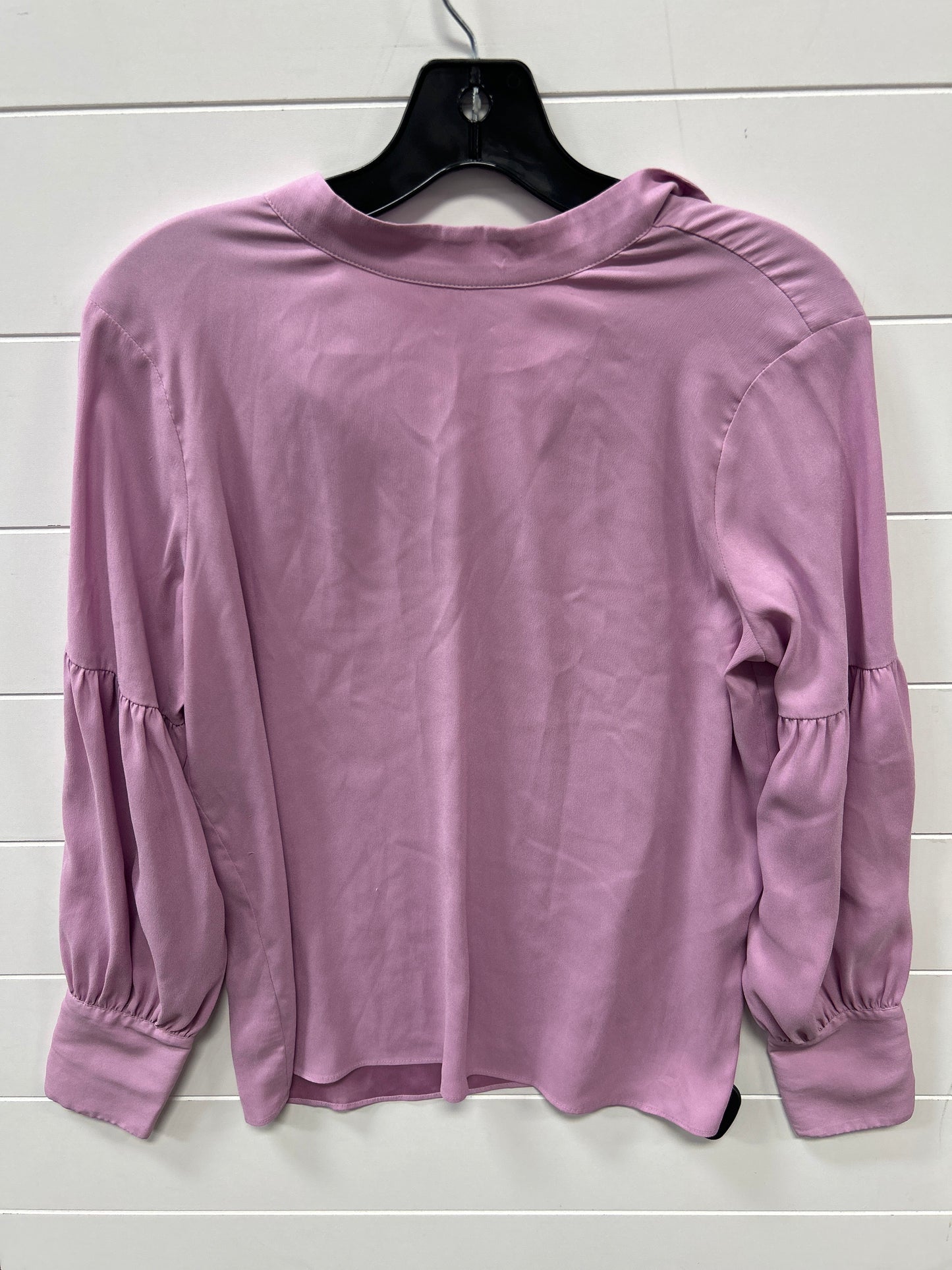 Blouse Ls By Ann Taylor In Pink, Size:Sp