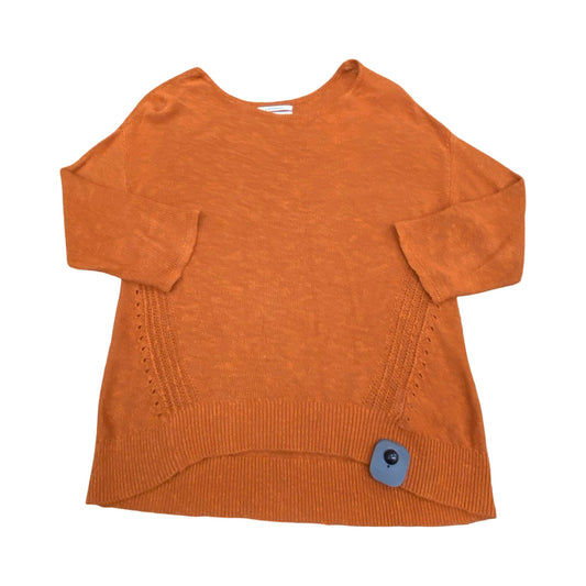 Sweater By Anthropologie In Orange, Size:Xs