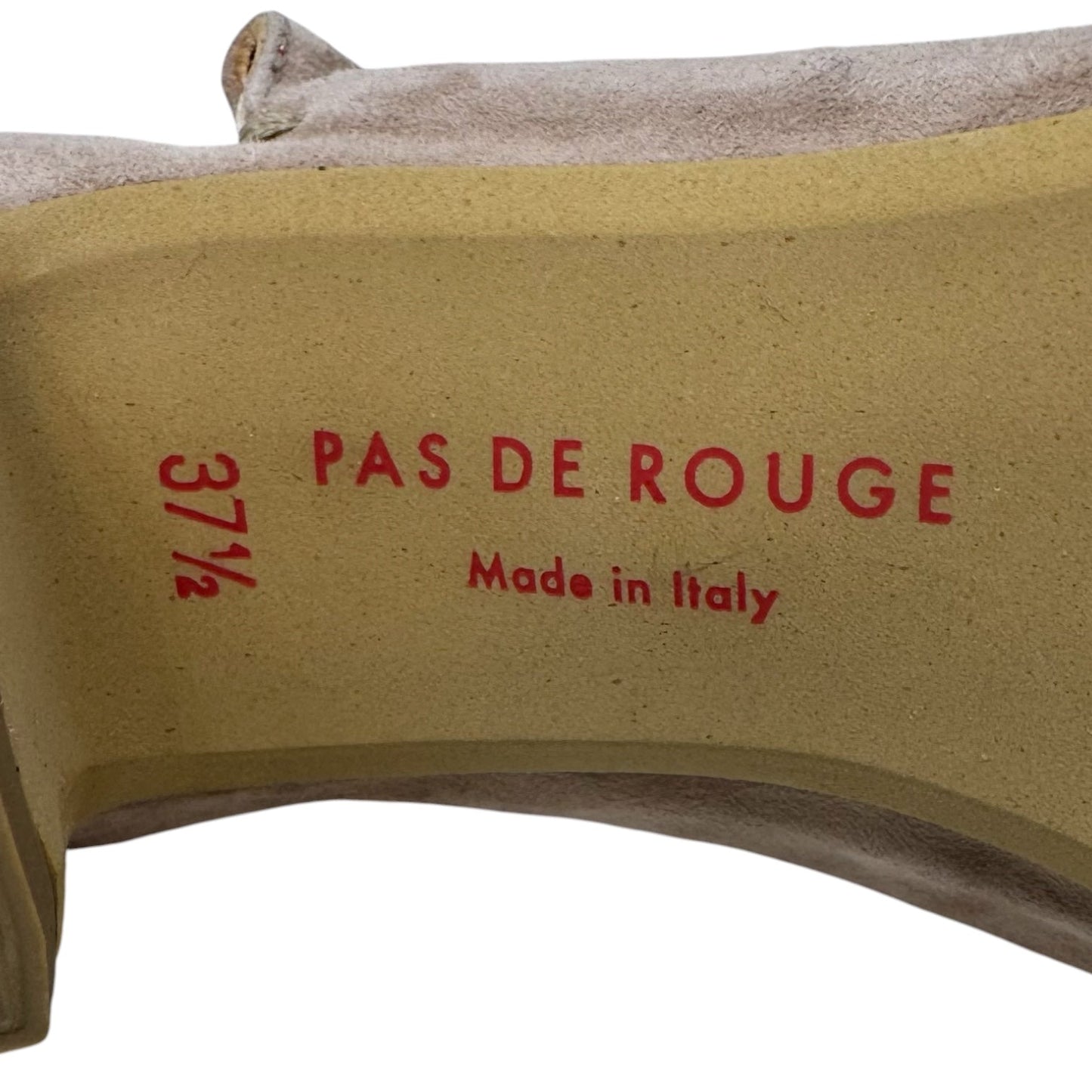 Milly Slingback Block Heel Sandals By Pas de Rouge In Pink, Size: 7.5 (It 37 1/2)